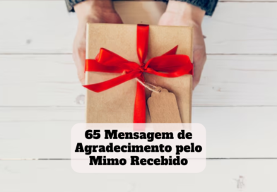 mensagem de agradecimento pelo mimo recebido