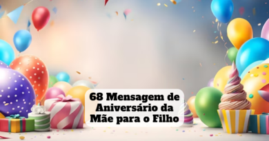 mensagem de aniversário da mãe para o filho