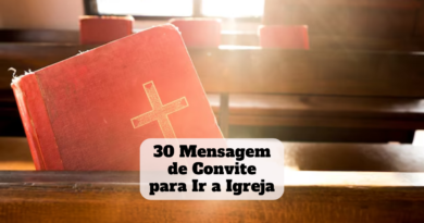 mensagem de convite para ir a igreja