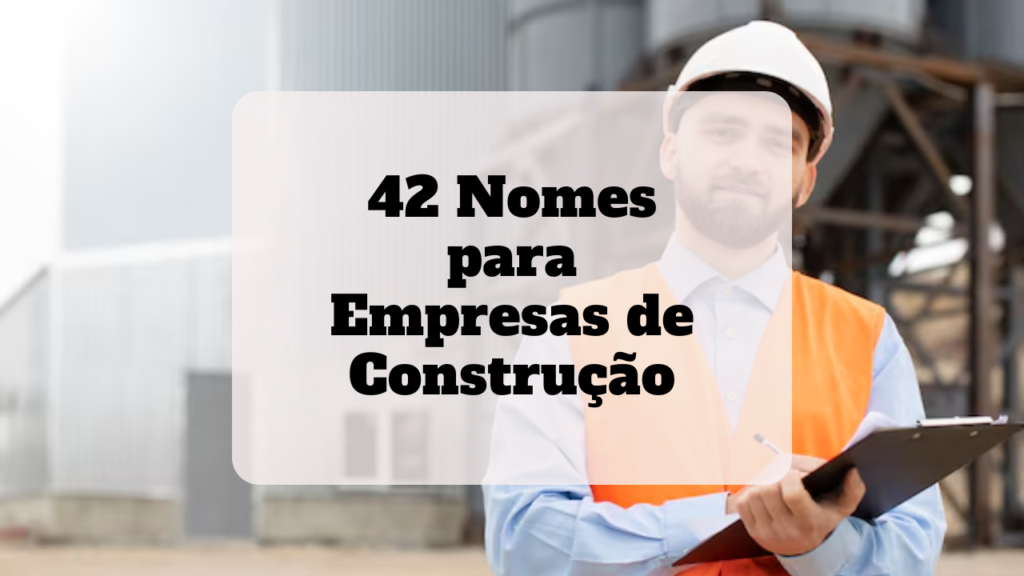 nomes para empresas de construção