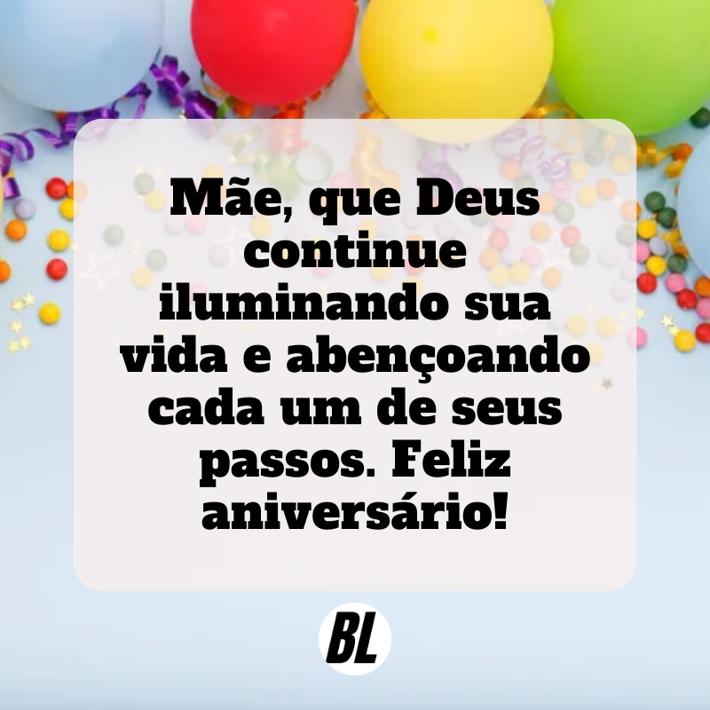 mensagem de aniversário de filho para mãe