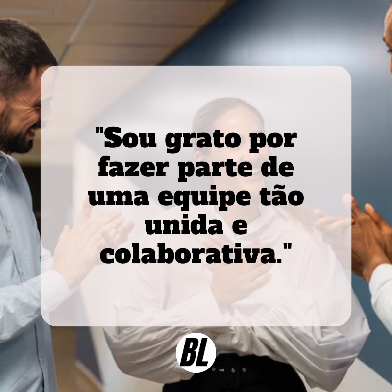 frases de agradecimento pelo trabalho