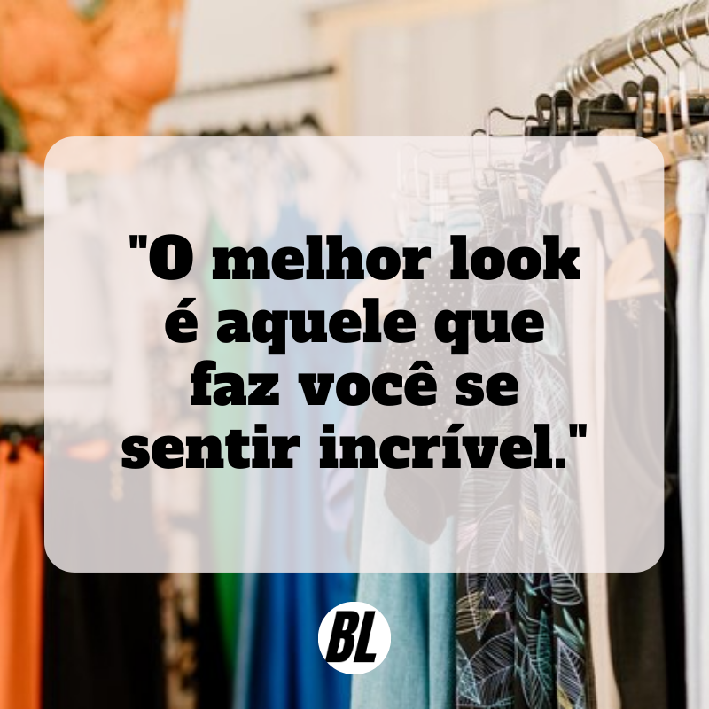 frases motivacionais para loja de roupa