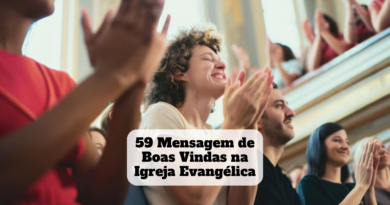 mensagem de boas vindas na igreja evangélica