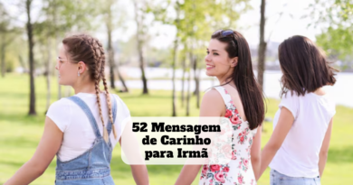 mensagem de carinho para irmã