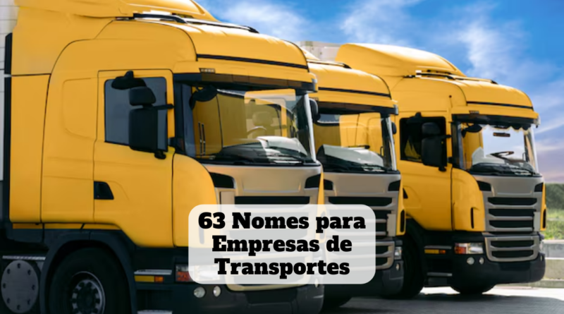 nomes para empresas de transportes