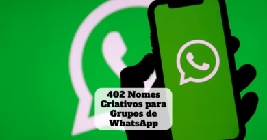 nomes criativos para grupos de whatsapp