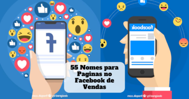 nomes para paginas no facebook de vendas