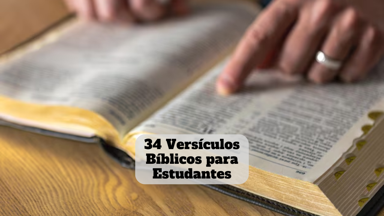 versículos bíblicos para estudantes