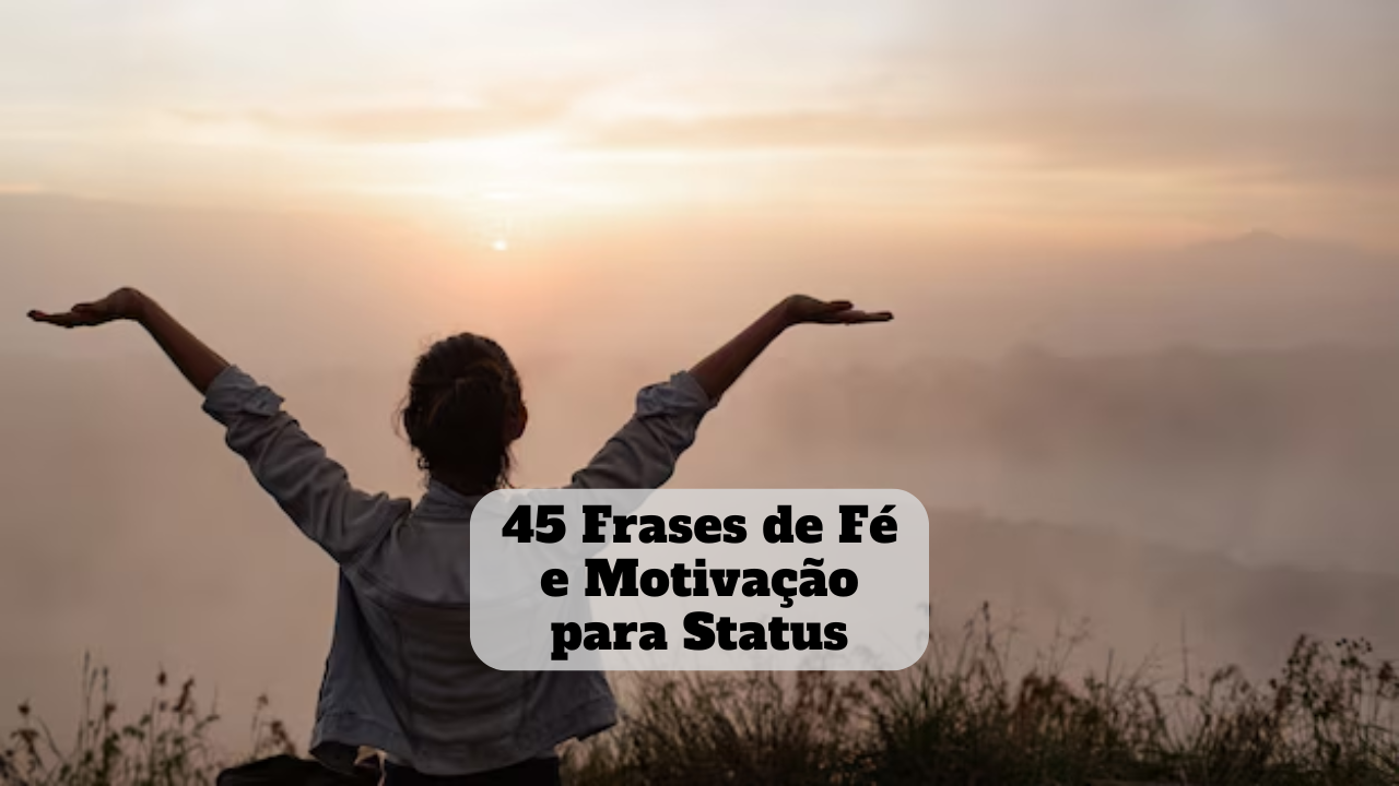 frases de fé e motivação para status