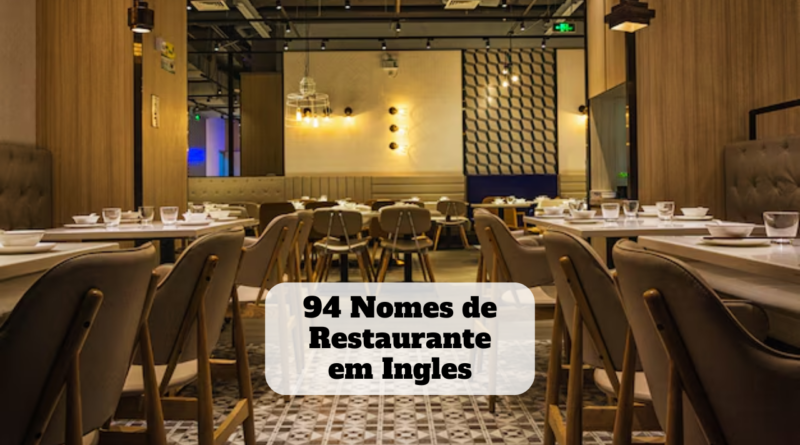 nomes de restaurante em ingles