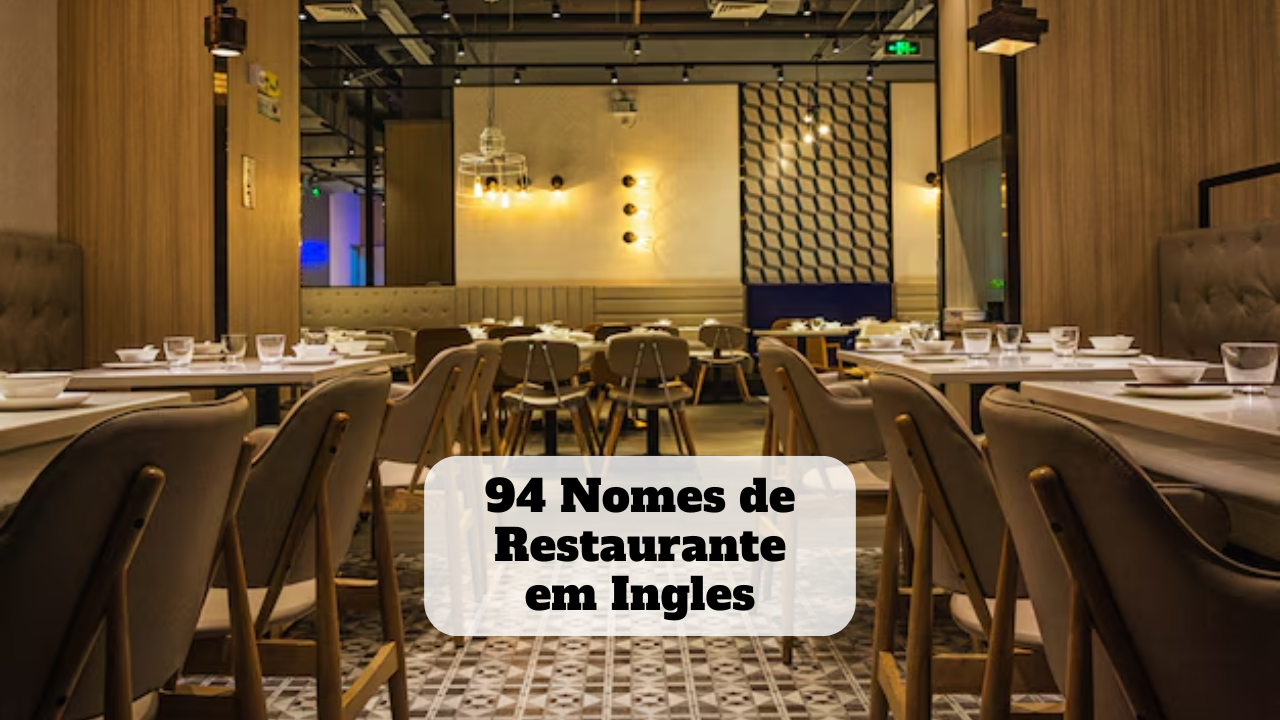 nomes de restaurante em ingles