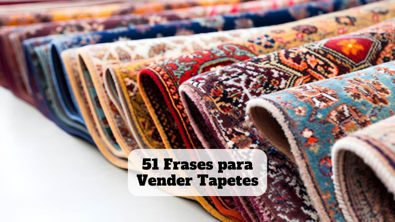 frases para vender tapetes