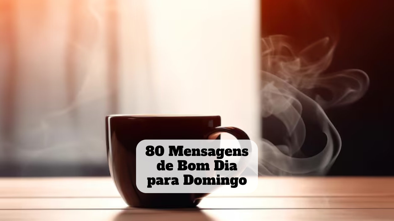 mensagens de bom dia para domingo