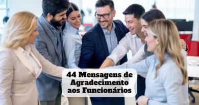 mensagens de agradecimento aos funcionários