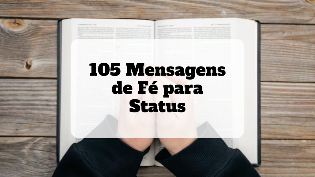 mensagens de fé para status