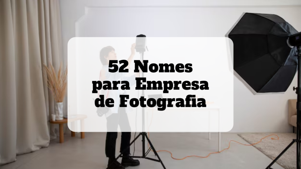 nomes para empresa de fotografia