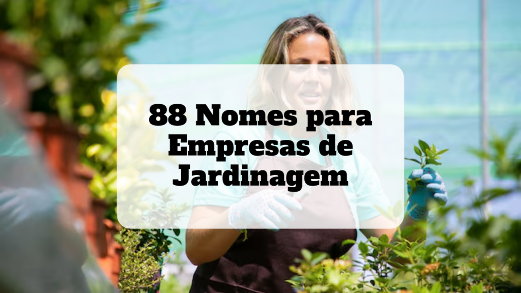 nomes para empresas de jardinagem