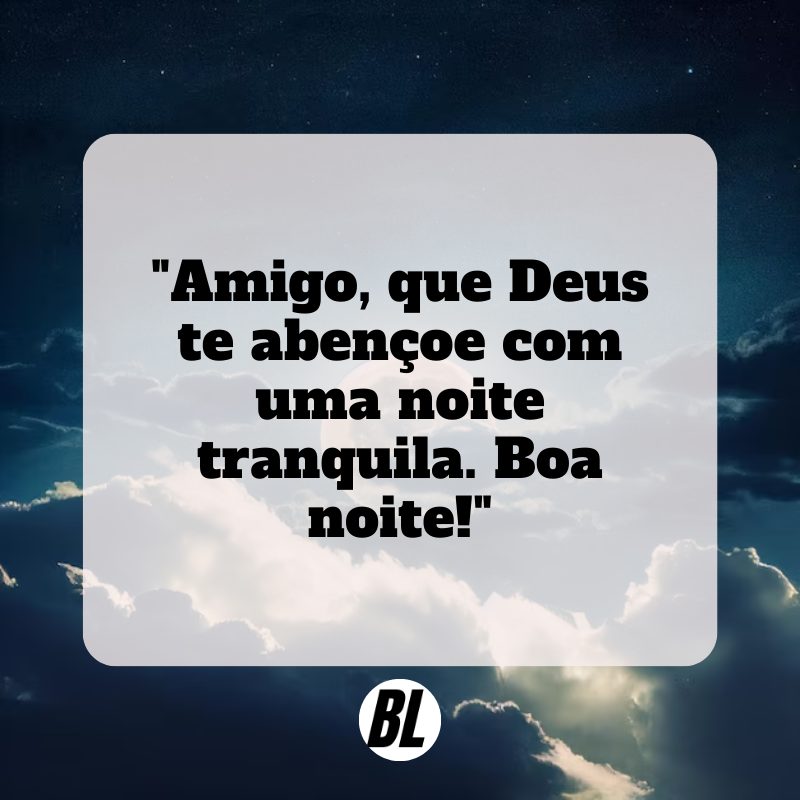 mensagens cristãs de boa noite