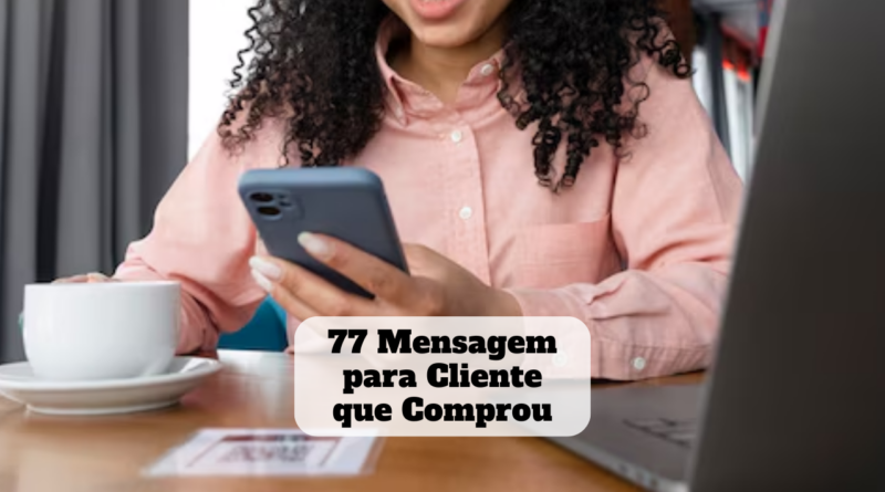 mensagem para cliente que comprou