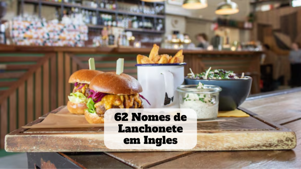 nomes de lanchonete em ingles