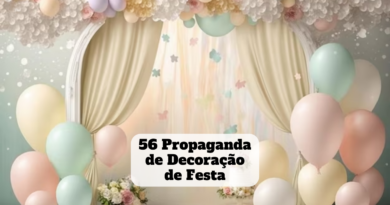 propaganda de decoração de festa