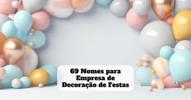 nomes para empresa de decoração de festas