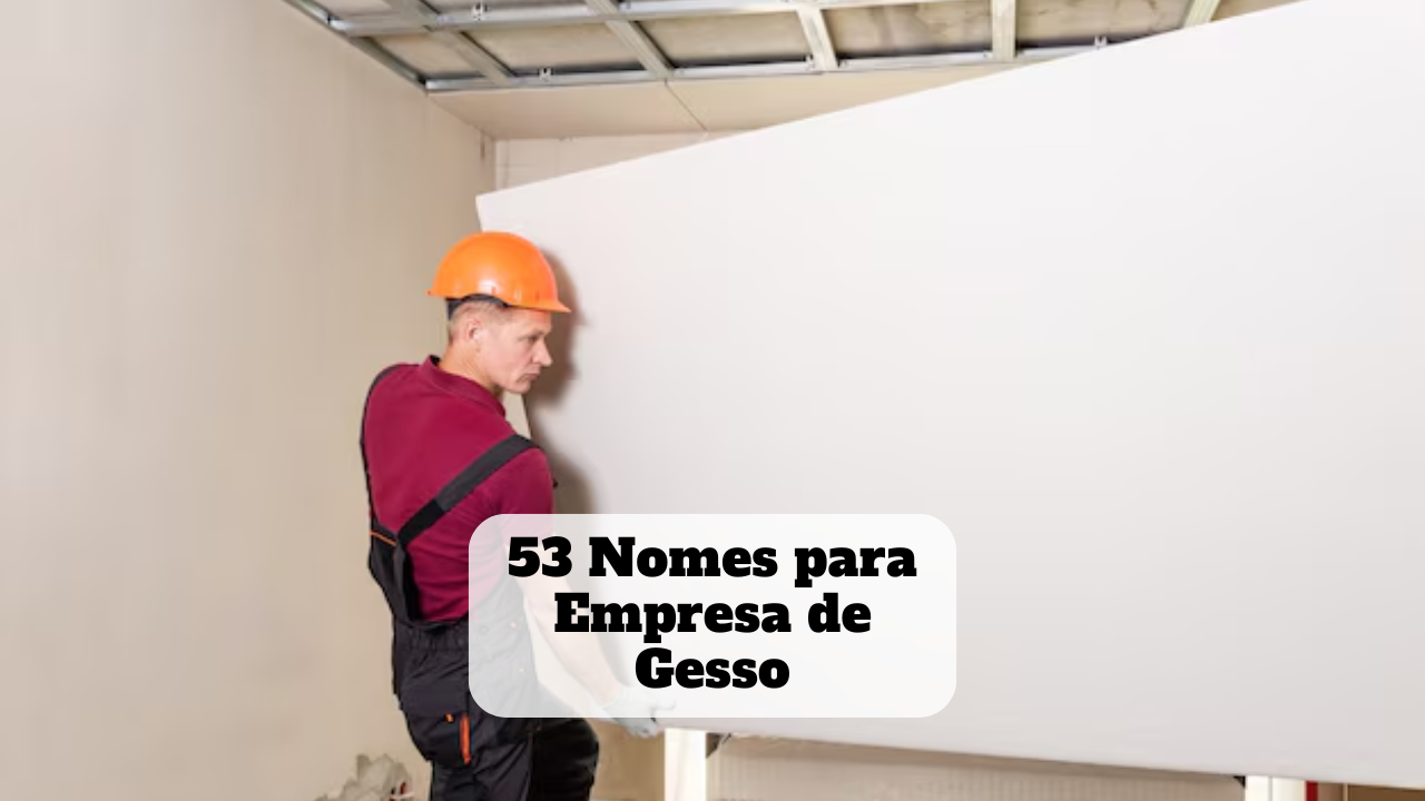 nomes para empresa de gesso