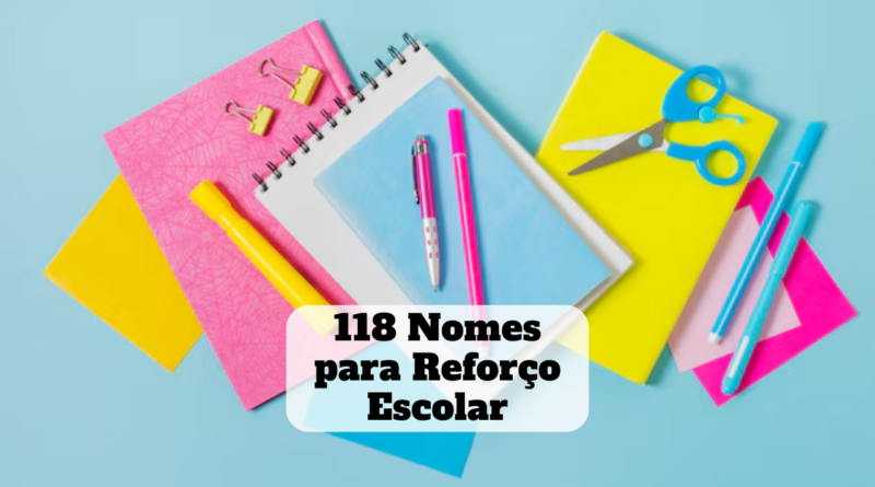 nomes para reforço escolar