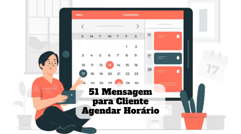 mensagem para cliente agendar horário