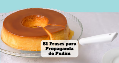 frases para propaganda de pudim