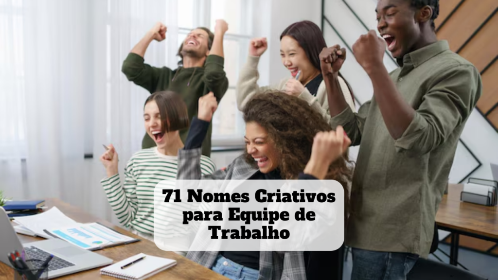 nomes criativos para equipe de trabalho
