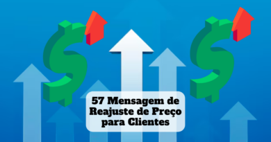 mensagem de reajuste de preço para clientes