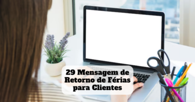 mensagem de retorno de férias para clientes