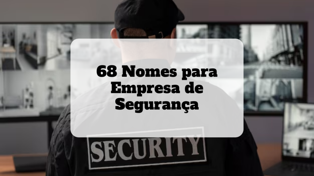 nomes para empresa de segurança