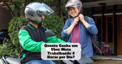 quanto ganha um uber moto trabalhando 4 horas por dia