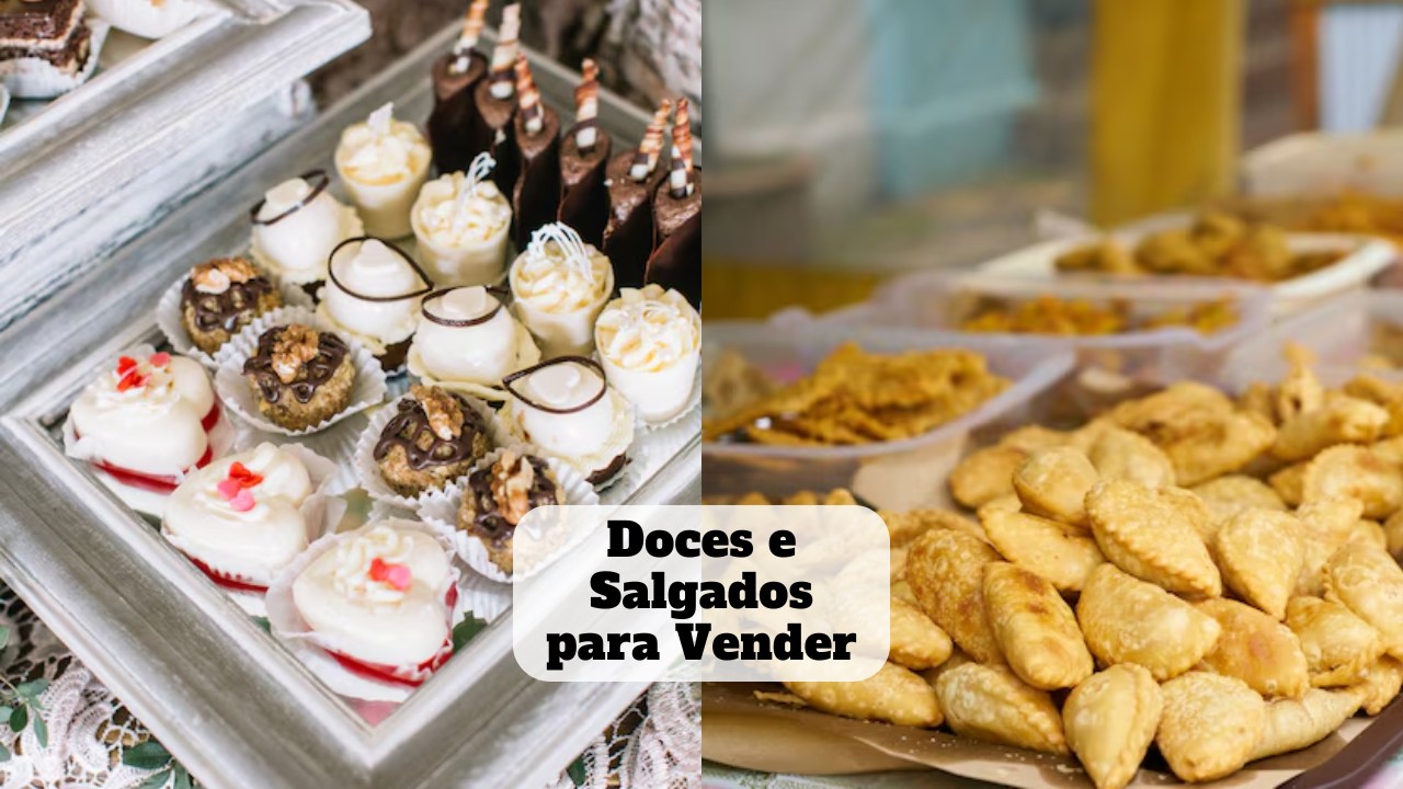 doces e salgados para vender