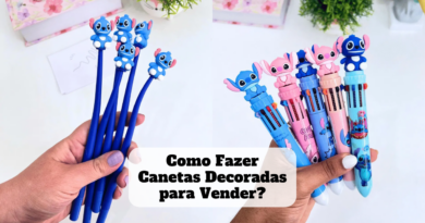 como fazer canetas decoradas para vender