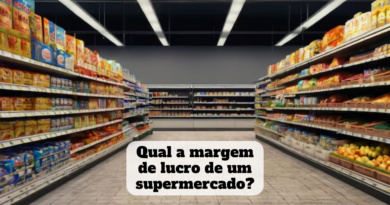 qual a margem de lucro de um supermercado