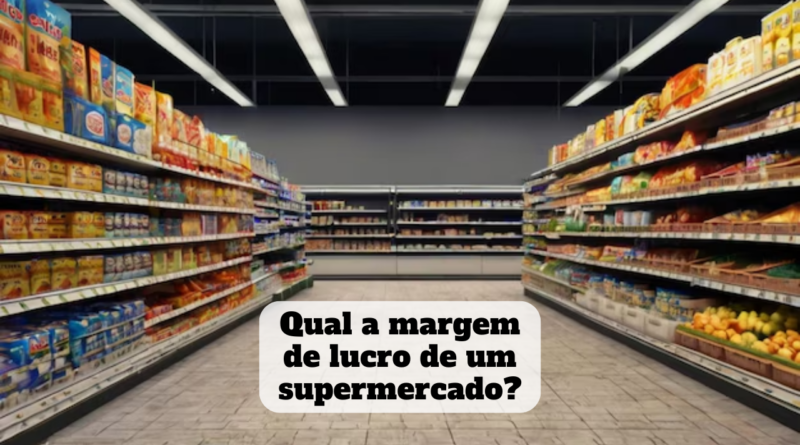 qual a margem de lucro de um supermercado