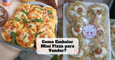 como embalar mini pizza para vender