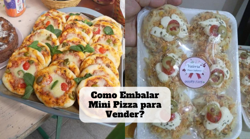 como embalar mini pizza para vender