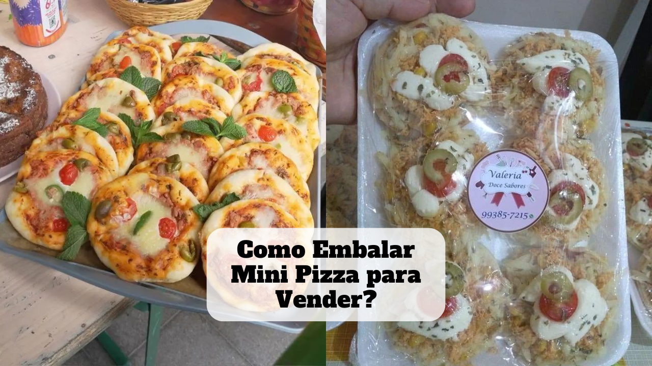 como embalar mini pizza para vender