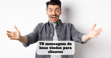 mensagem de boas vindas para clientes