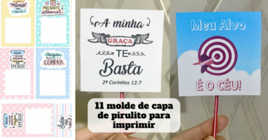 molde de capa de pirulito para imprimir