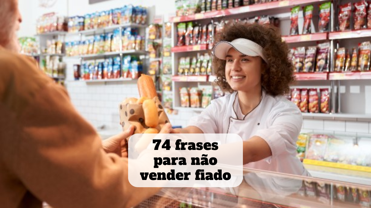 frases para não vender fiado