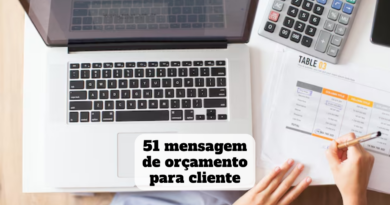 mensagem de orçamento para cliente