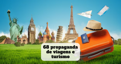 propaganda de viagens e turismo