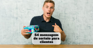 mensagem de sorteio para clientes