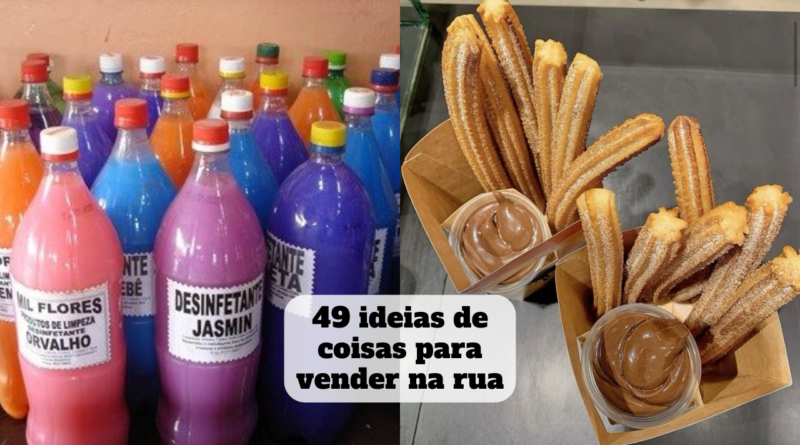 ideias de coisas para vender na rua